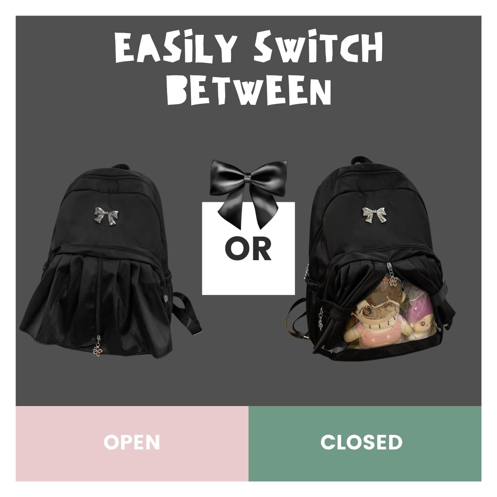 Mochila de gran capacidad Mochila de moda versátil Mochila