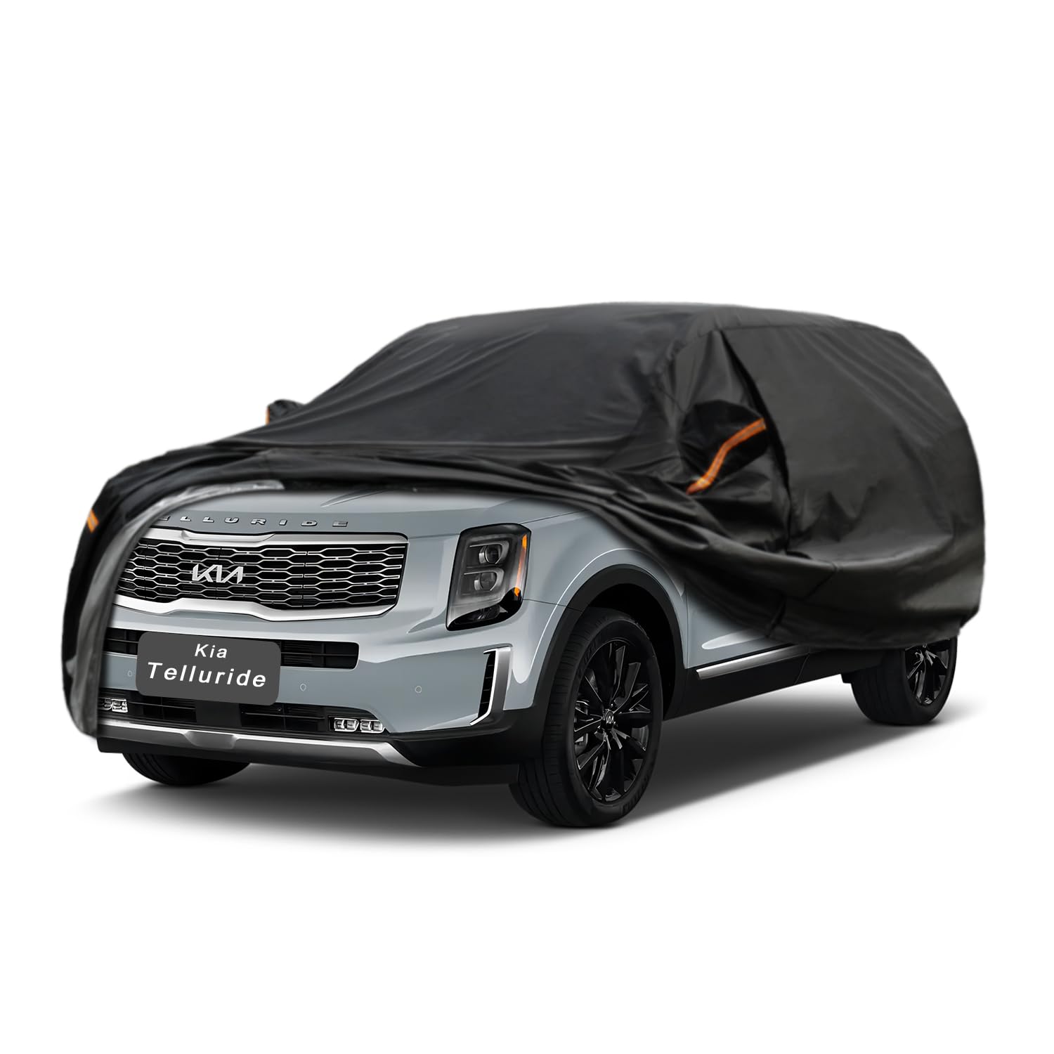 GUNHYI 7 Layer SUV Car Cover Custom Fit Kia Telluride (2016-2025) Waterproof All Weather, Heavy Duty Outdoor Snow Sun Rain Uv Protection (Ships from US Warehouse, Delivery 3-8 Days)