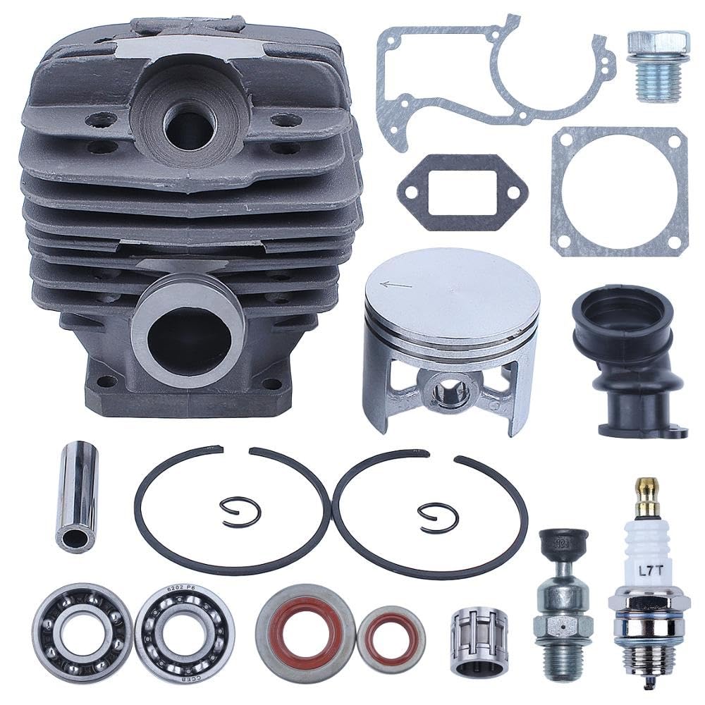 Kit guarnizioni candela candela paraolio pistone cilindro 48mm, for parti motore motore motosega, For STIHL 034 036 Ms360 Ms340 Ms 340 360 Kit cilindro motosega