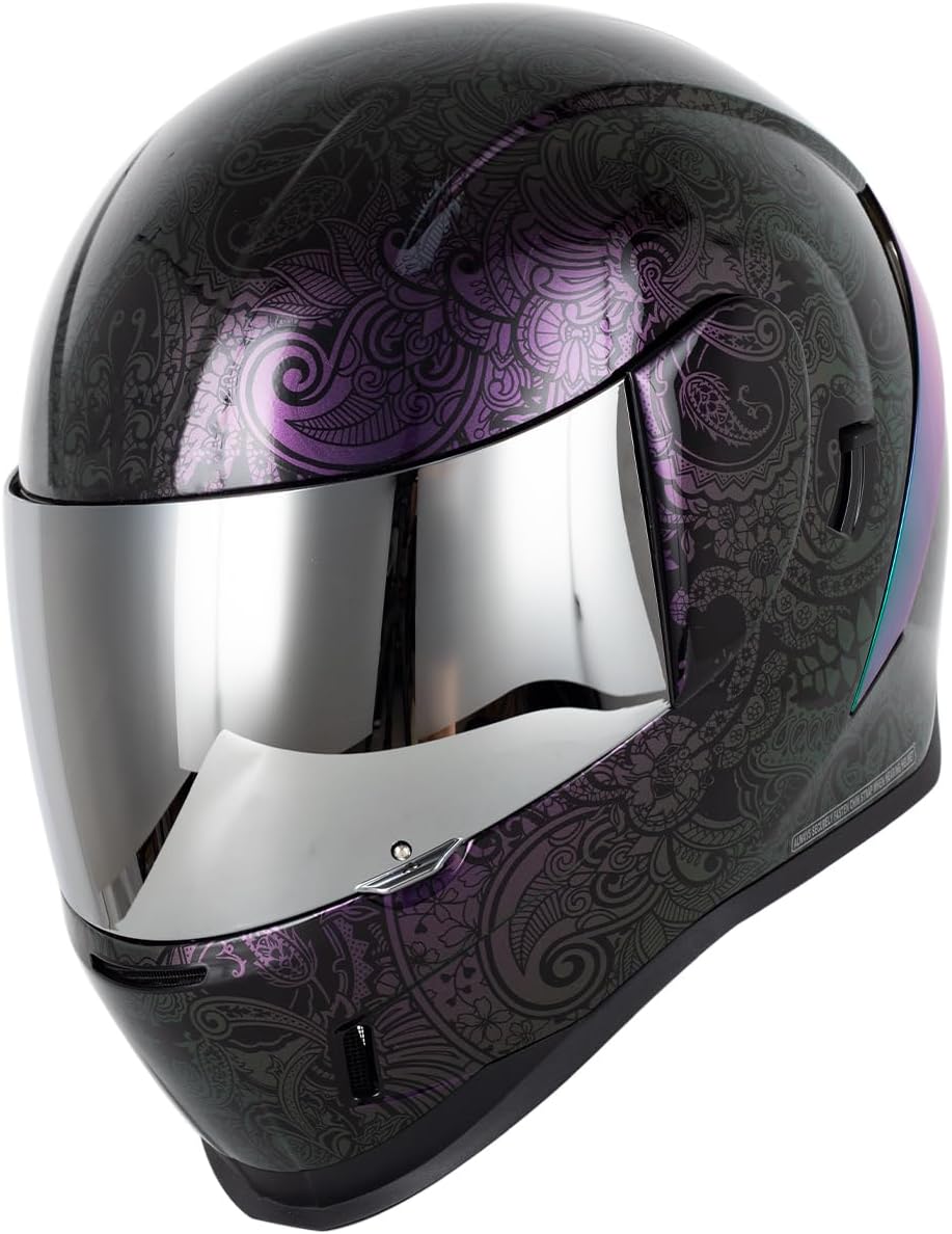 Soman IC-04 Visor Replacement, Airframe Pro Tinted Visor Shield Compatible with Airframe Pro Airmada Airform UV Protection (Smoke Revo Blue)