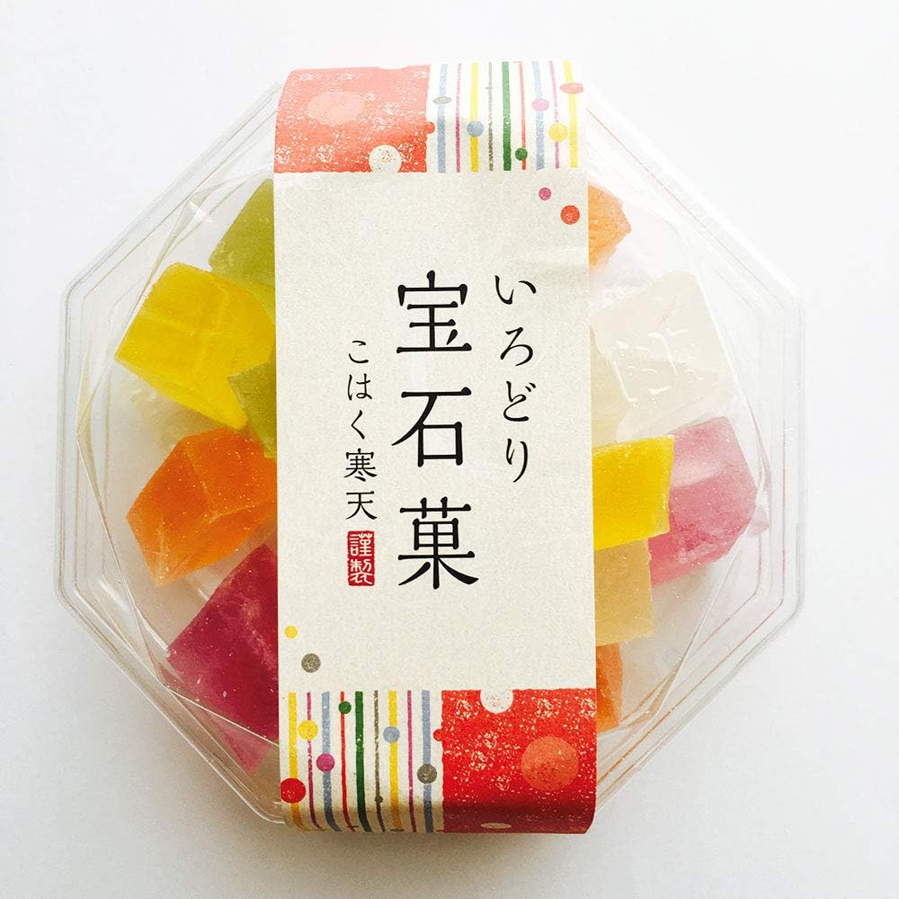 琥珀糖 いろどり宝石菓 100g × 3個 岡伊三郎商店