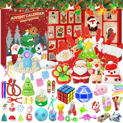 Fidget Adventskalender 2025, Spaß und aufregend Countdown für Kinder...