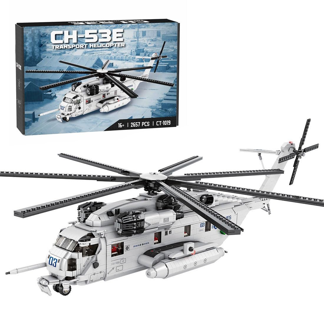 Amazon.com: KAROYD Technic 1/35 CH-53E Super Stallion Building Kit