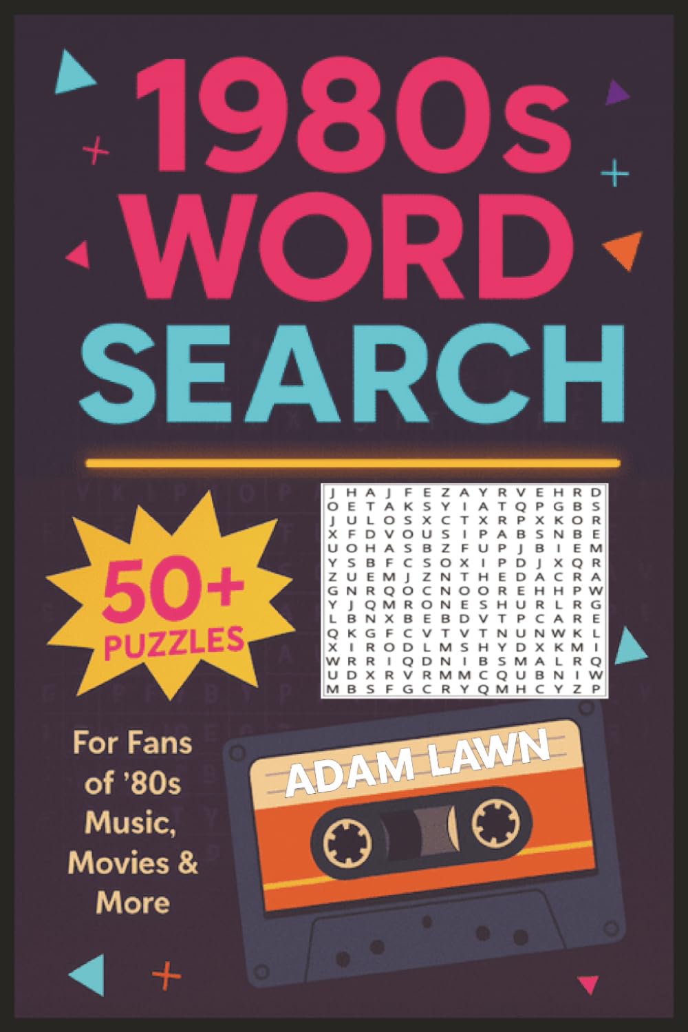 1980s Word Search Book: For Fans of ’80s Music, Movies & More