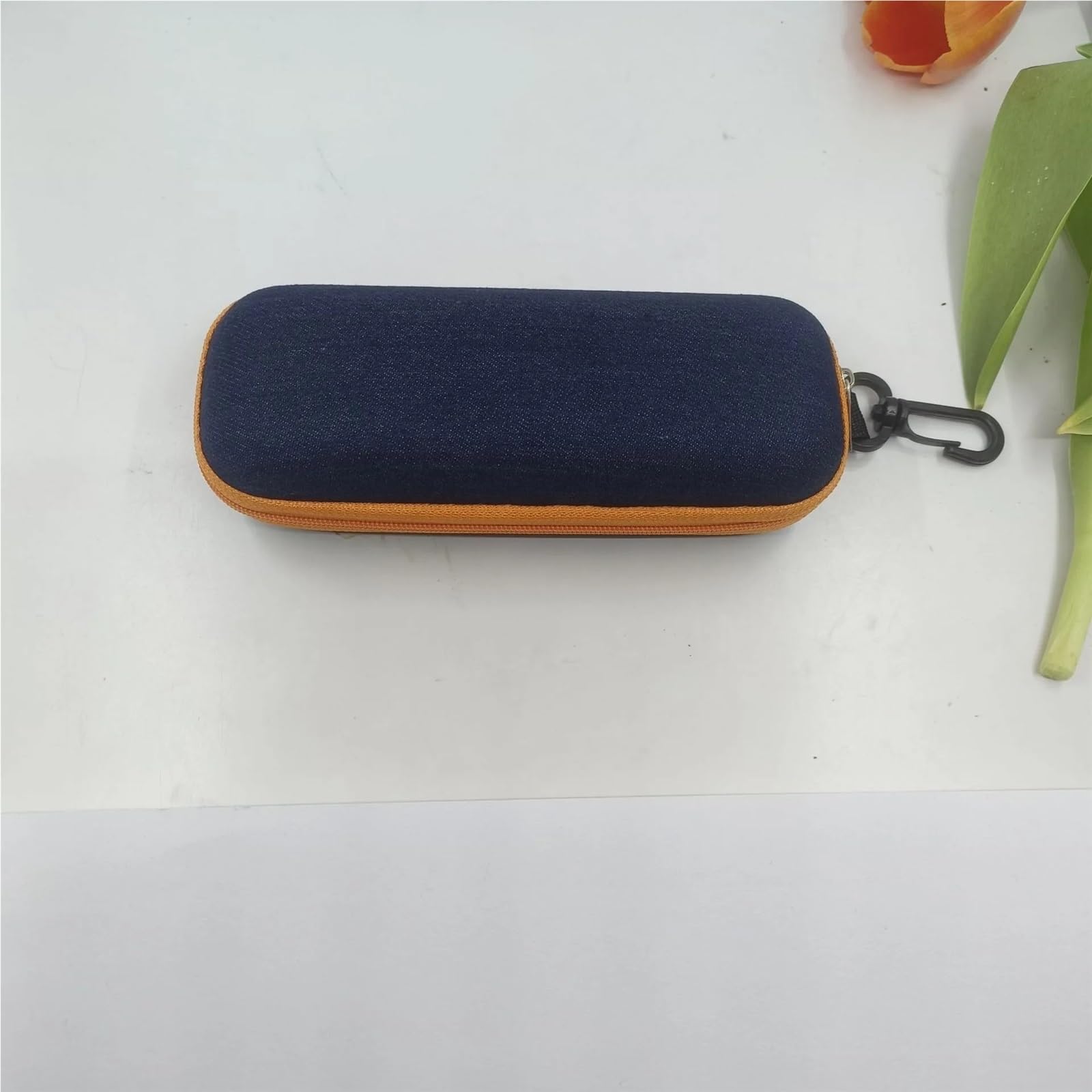 Custodia occhiali da sole 1 Scatola For Occhiali Da Sole In Tessuto Oxford Resistente Alla Pressione Con Cerniera E Gancio Nero per Elegante Portatile