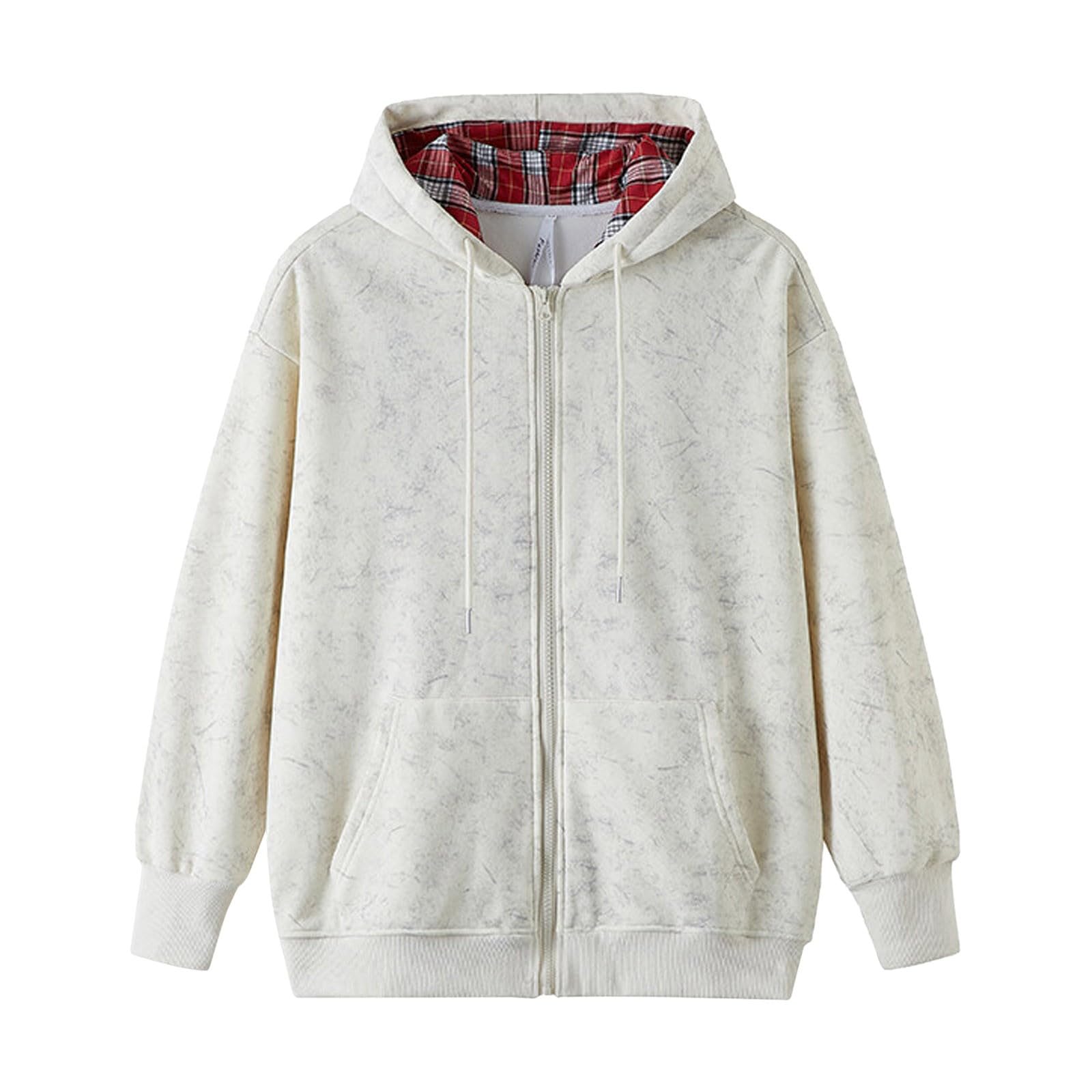 Sudadera con Capucha Hombre Hoodie Sudadera con Capucha Estampada Tie-Dye para Hombre Estilo Casual Diario Unisex Talla Grande Cremallera
