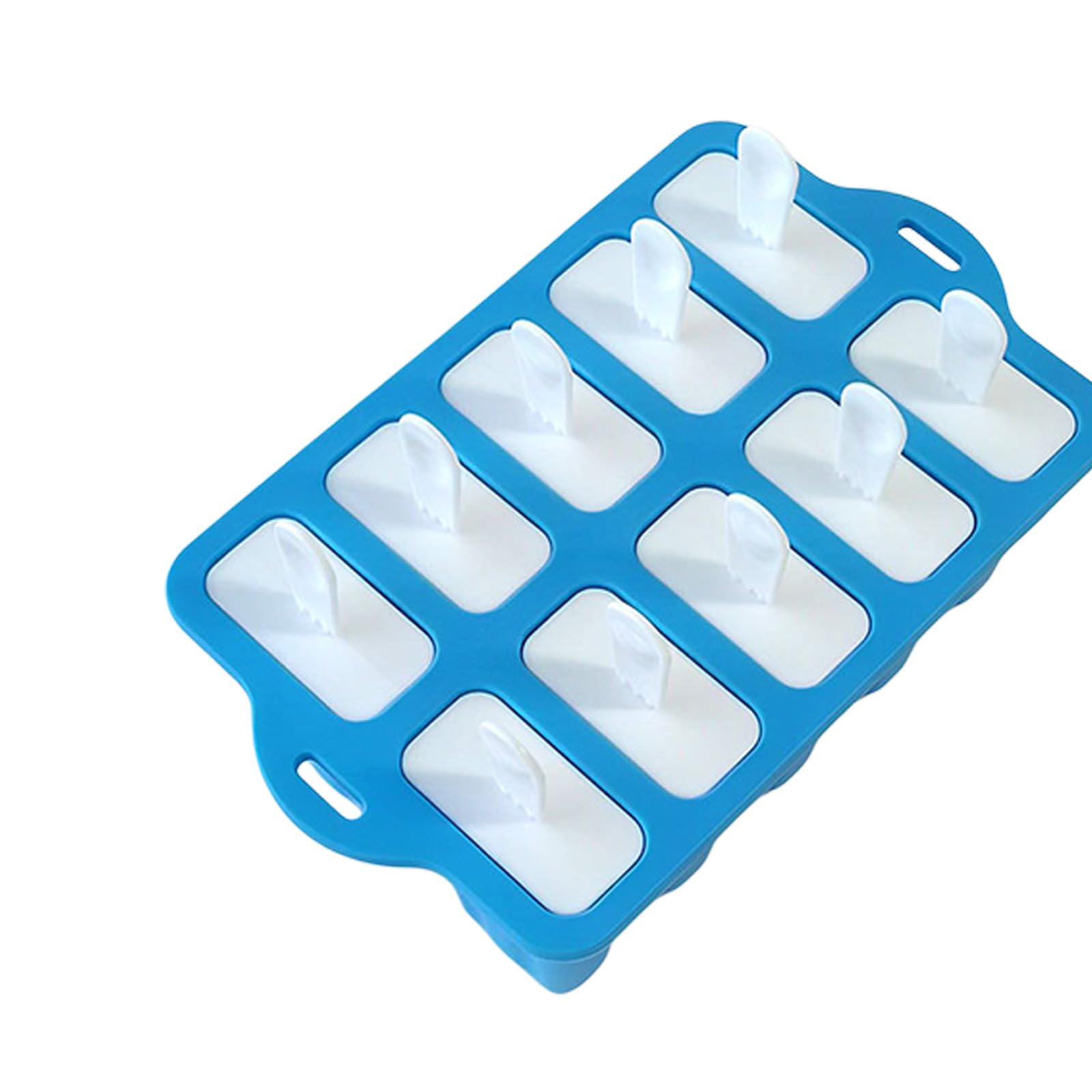 TFAOYS 10 Cavity Silicone Dessert Mold for Homemade Treats Featuring Smooth Coating Simple to Clean and Colorful Silicone Ice Molds