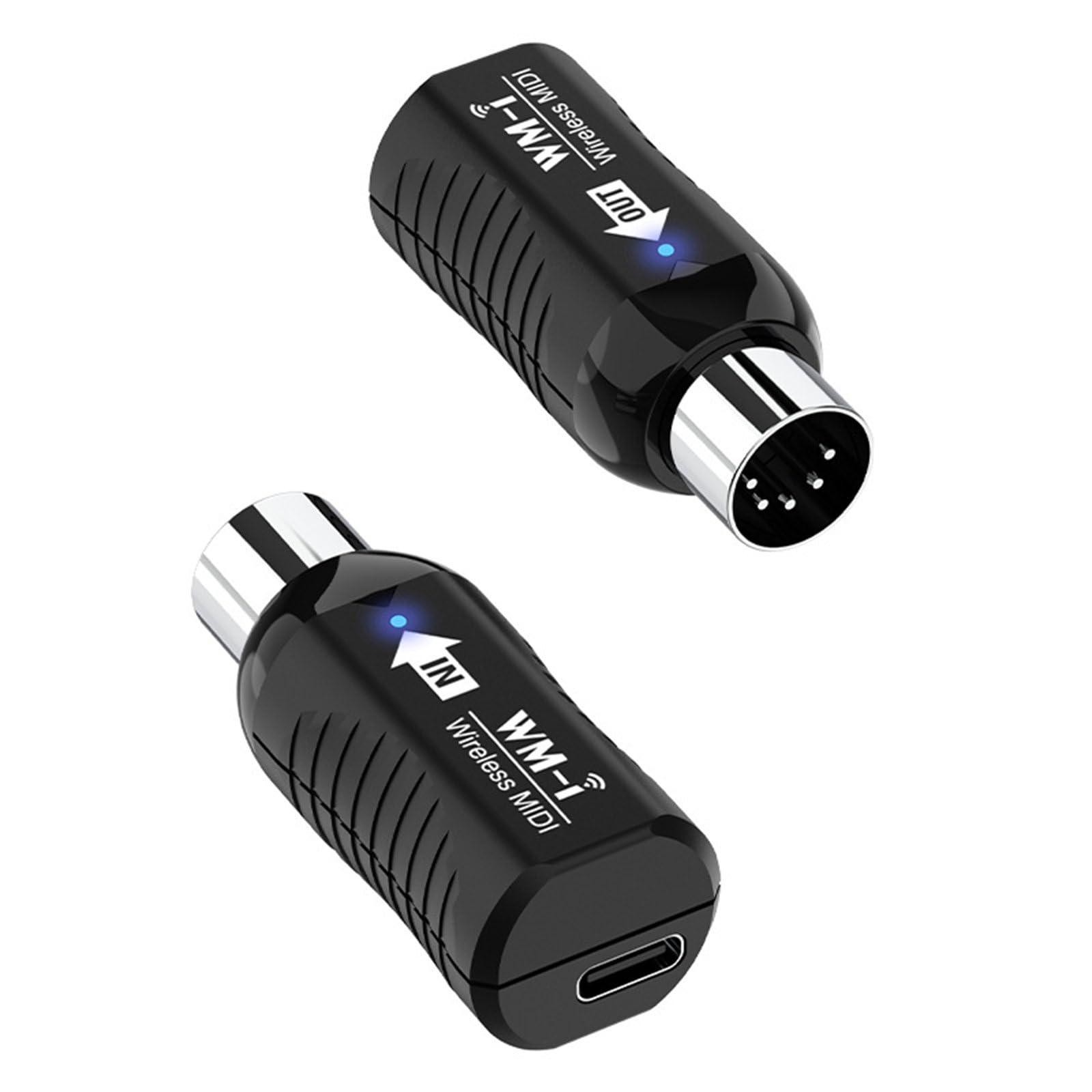 MIDI receptor de sonido inalámbrico para guitarra transmisor de baja latencia adaptador MIDI inalámbrico driver MIDI fácil de usar
