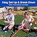Giggle N Go Limbo Game for Adults and Family - Indoor Holiday Fun, Backyard Games, Lawn Games or Outdoor Party Games for Kids - Easy to Set Up and Play Anywhere, Easter Basket Stuffers Gifts