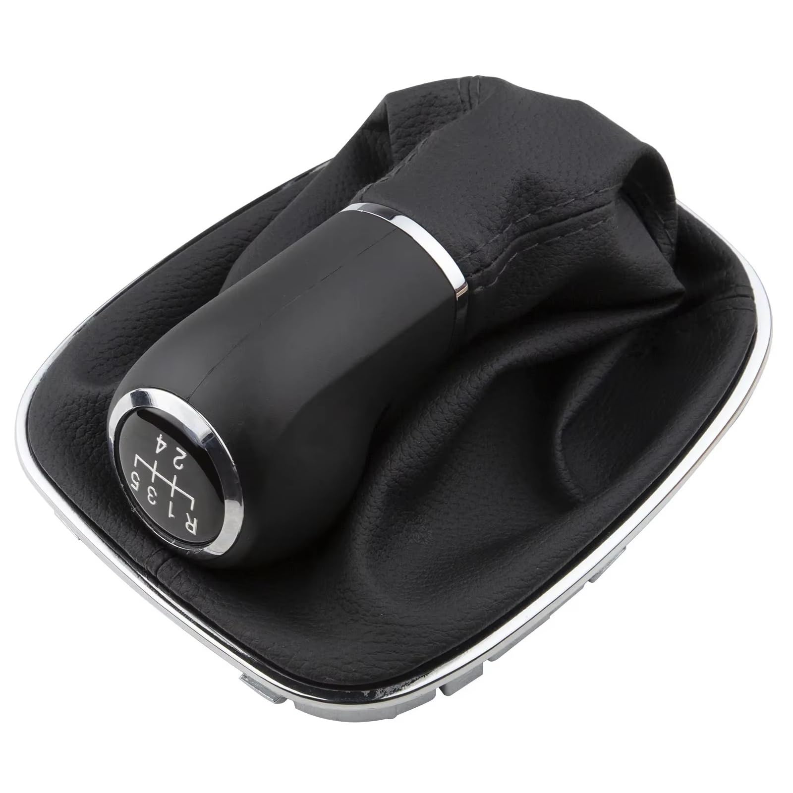 QALIYDFD Auto Gear Lever Compatible with Vauxhall for Corsa D S07 E X15 Gear Shift Knob 5 for Speed Gaitor Boot Manual OEM :009140093 19276456