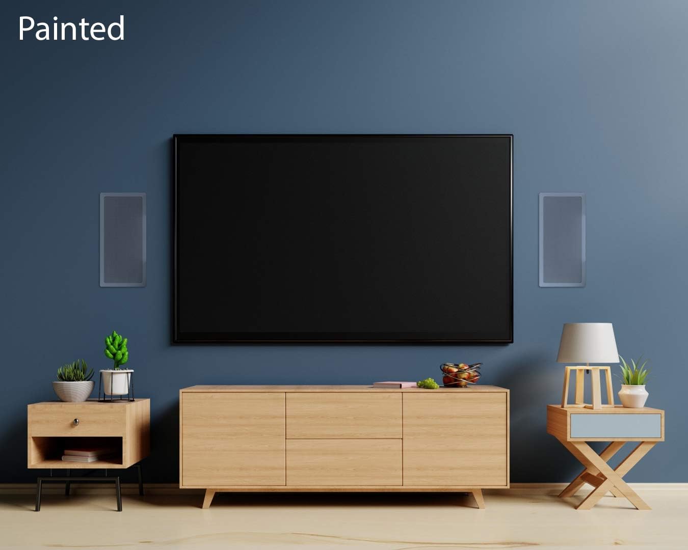 Black Friday 🔥 Legrand-On-Q HT1LCRV1 HT1LCR-V1 1000 Series 5.25 in-Wall Center Channel LCR Speaker White