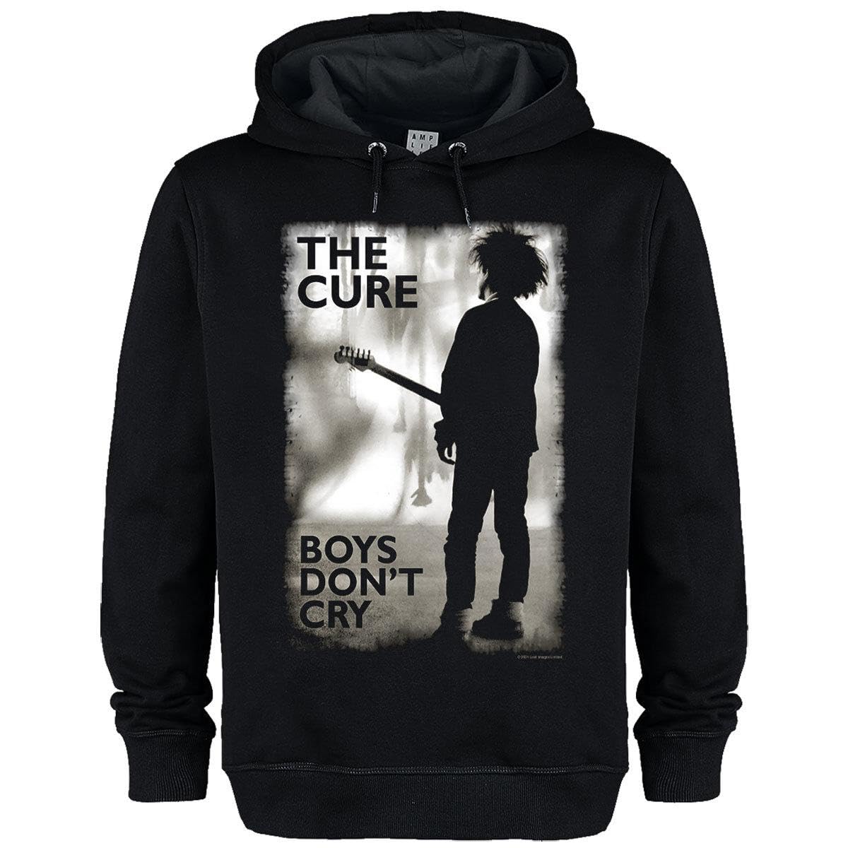 Amplified Unisex Adult Boys Don´t Cry The Cure Hoodie (S) (Black)