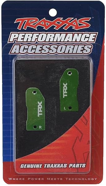 Traxxas 3632G Green-Anodized 6061-T6 Aluminum Caster Blocks Pair