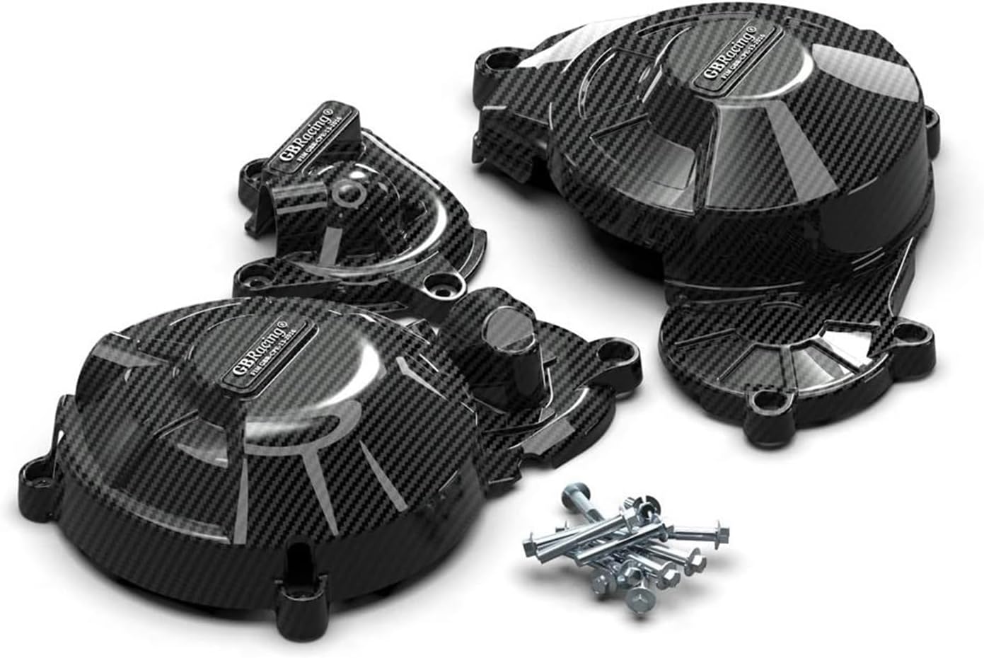 オートバイクランクケースカバープロテクター ナイロングラス