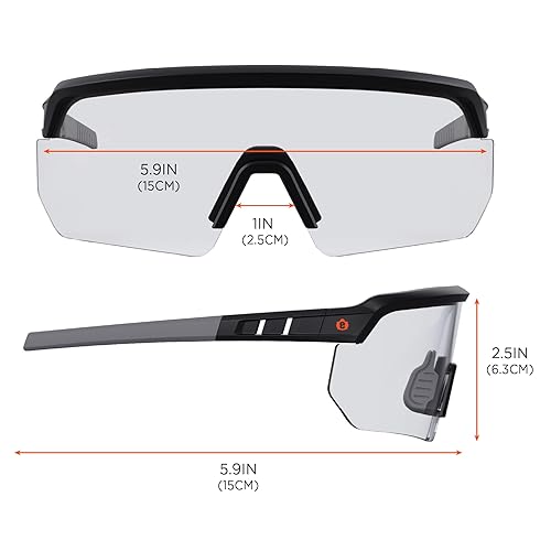 Miniatura 6 de Ergodyne Skullerz Aegir - Lentes de seguridad, ANSI Z87.1+