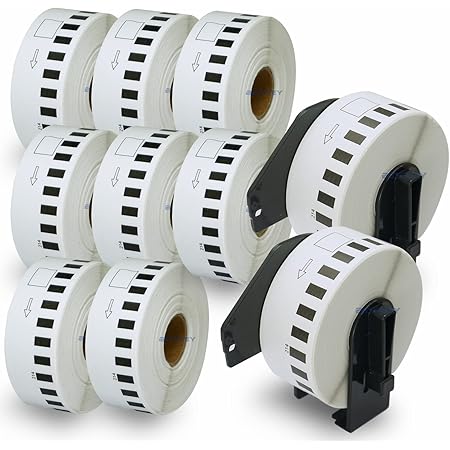 Etiket Brother DK22606 doorlopend 62mm 15m geel 15 Meter B.V