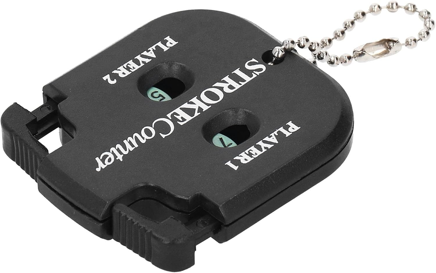 Dioche Boule de P2pcs Portable Score Counter - Mini Punch Counter with Key Chain, Durable ABS Material, Easy to Carry for and Other Ball Games