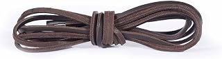 Cordones de Cuero, Cordones de Zapatos de Cuero 100% Piel Legítima, Fabricados en Europa, 1 par, Múltiples Colores y Longitudes