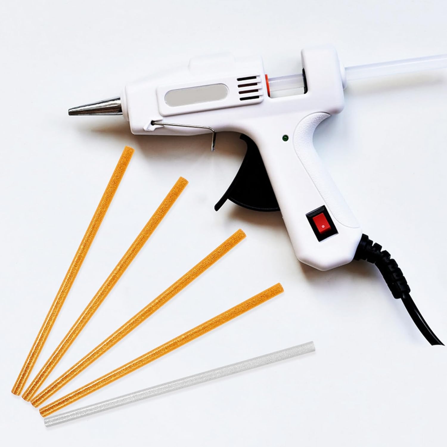 20pcs Hot Glue Sticks for Crafting Projects and Home Repairs Heat Melting Adhesive Safe Material Compact for Easy Use and Storage