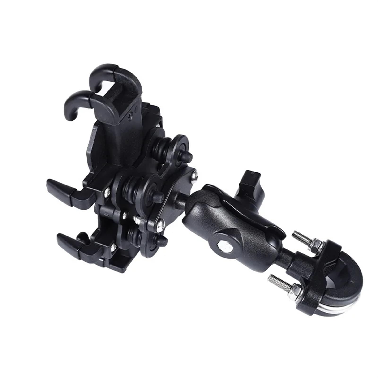 Staffa Navigatore Moto Supporto Telefono Bici Moto Con Ammortizzatore Manubrio Bicicletta Specchietto Retrovisore Smartphone 4,7-7,1 Pollici Antiurto(Shock-absorbing H)