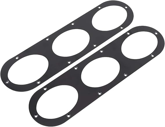 Universal Rear Diffuser,racing bumper air holes + Universal Rear Diffuser | 2 pcs Aluminium Alloy Bumper Race with A Pack of Screws Air Diversion Panel Car Styling 95 Hatchback
