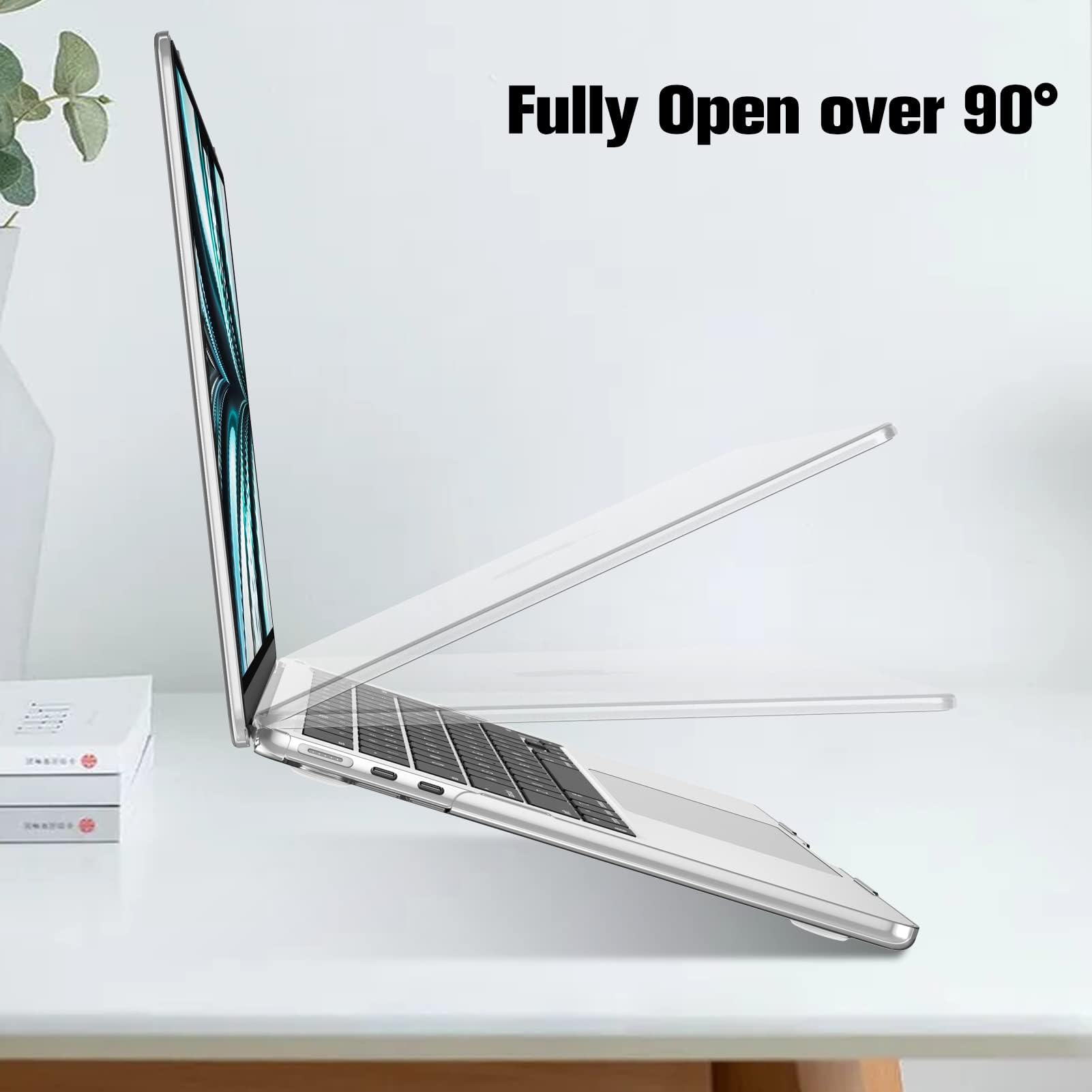 Dl3 Mobilak Compatible with MacBook Pro 15 inch Case with Retina Display Older Version A1398 Release 2015 2014 2013 2012, Protective Plastic Hard Shell Case Cover (Clear)