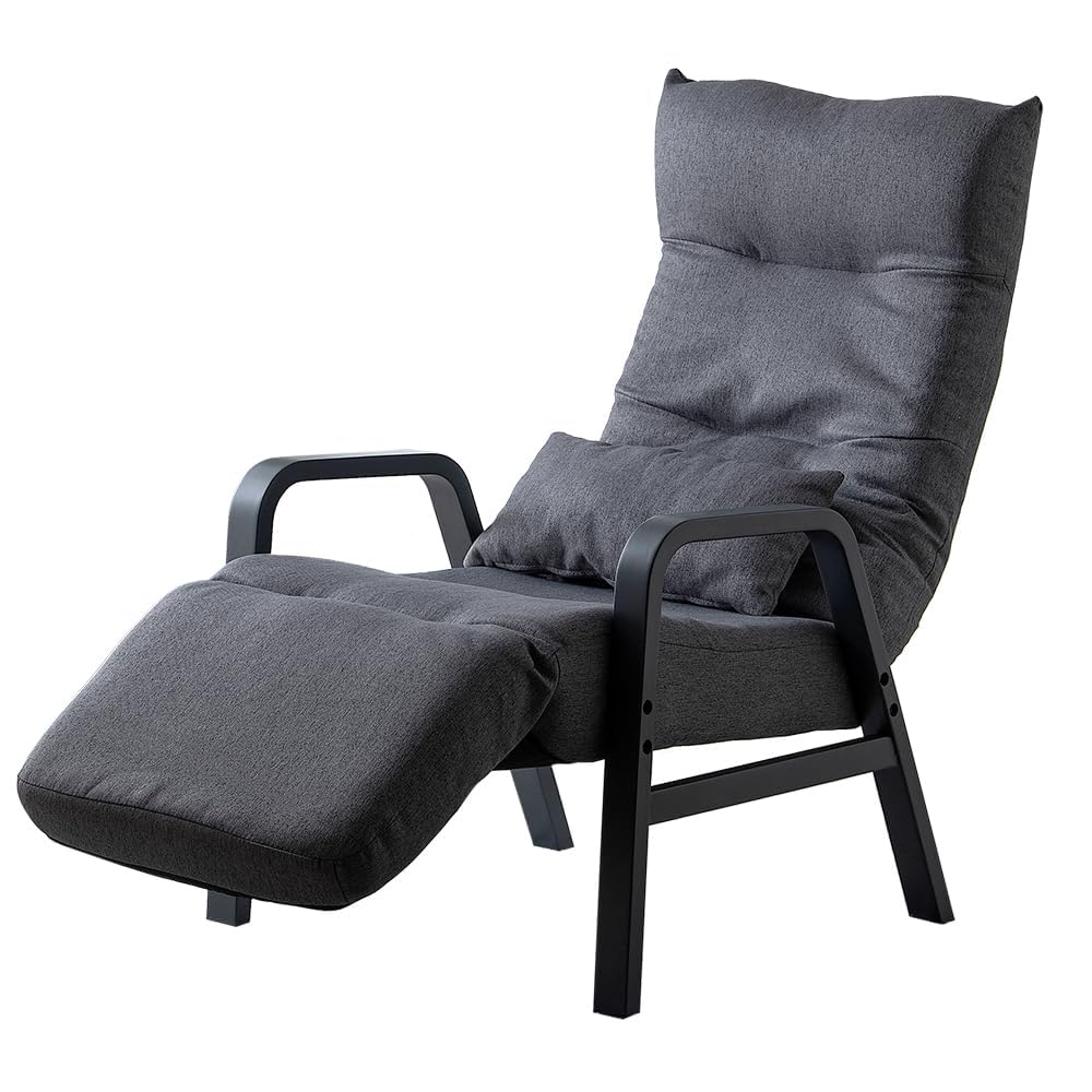 Amazon｜ウッドアーム リクライニングチェア アッシュ｜リクライニング