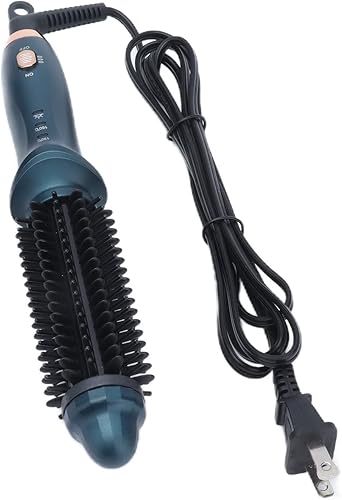 Miniatura 2 de Rizador termostático para rizar el cabello 2 en 1, cepillo eléctrico portátil para rizar el cabello, kit de alisador de doble propósito, calentador