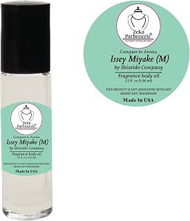 Compare to Aroma compatible with Issei Miyaky Men Fragrance Body oil on 1/3 oz (9.86ml) Travel size Roll-On Botlle