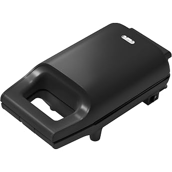 Yamazen Plenty of Ingredients Ear-Attached Hot Sandwich Maker for Single Living New Life Black YSB-S420(B)