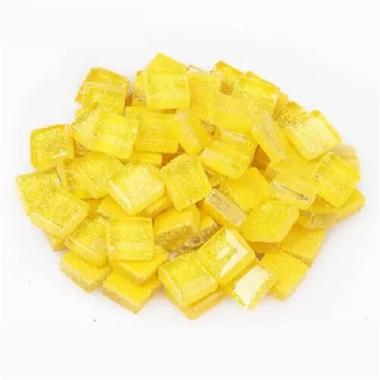 Mosaic Making Supplies 100g Glitter Glass Mosaic Tiles Crafting Pieces Art Hobbies Assorted for Craft arte(Color7)