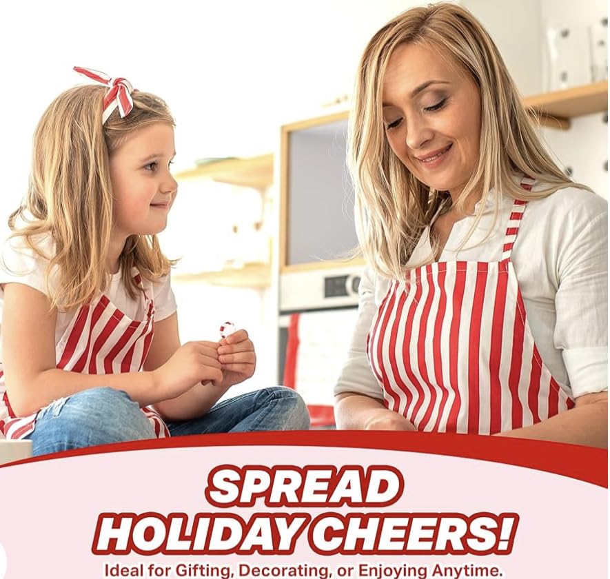 Starlight Peppermint Bulk Candy - 5 Pounds Approx 400 Pieces - Bulk Candy Individually Wrapped - Hard Candy - Mints Bulk - Christmas Candy, Peppermint Candy - Ideal Christmas Peppermint - Candy - Holiday Mints - Christmas Candy Bulk