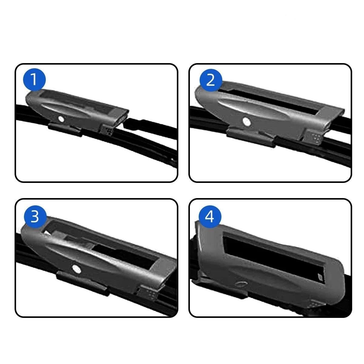Tergicristalli per auto Per Renault per Captur Kaptur 2013-2016 26"+14"+11" Spazzole tergicristallo anteriori e posteriori Parabrezza Parabrezza Finestrino