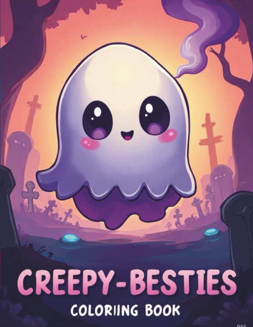 Creepy-Cute Besties Coloring Book: Adorable Monsters, Spooky Friendships & Haunted Fun for Teens and Adults