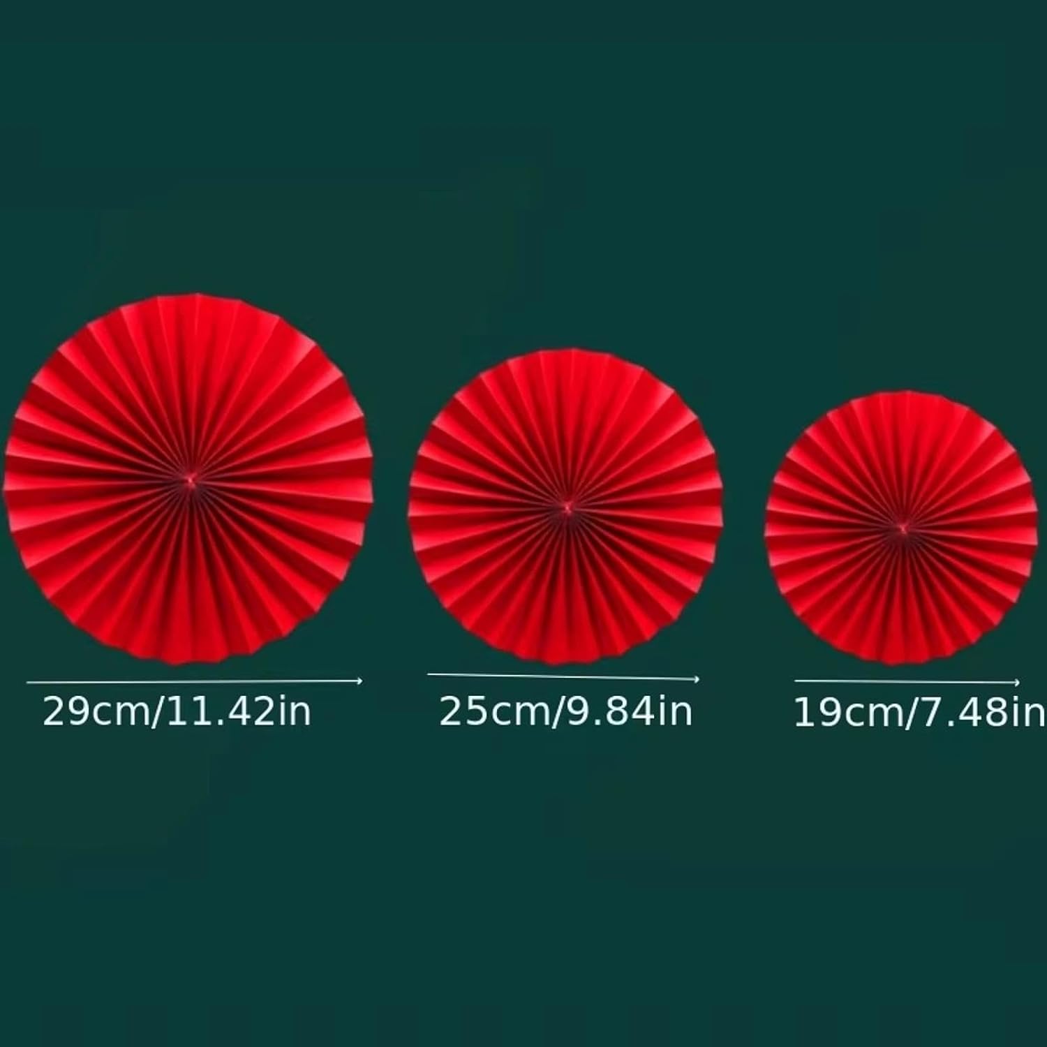 Wall Clock Pointer Fittings for Home Mechanism with Chinese New Year Paper Fan Decorations Blessing Ornament Scene Layout Spring Festival Decor for Door Celebration