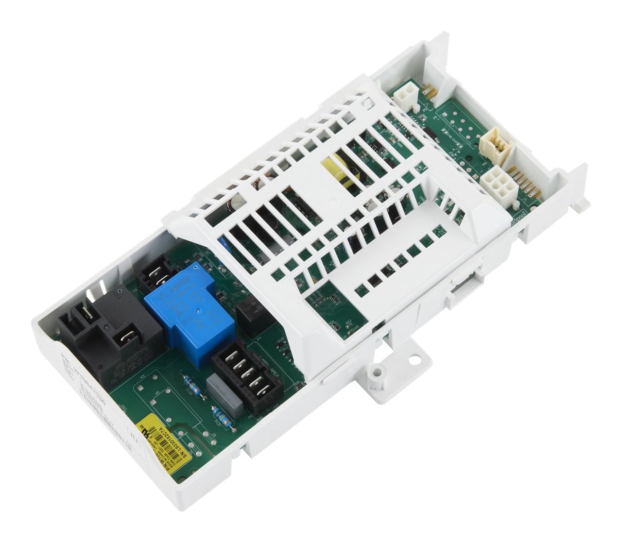 Esiosa view of the Whirlpool W11537215 OEM Dryer Electronic Control Board