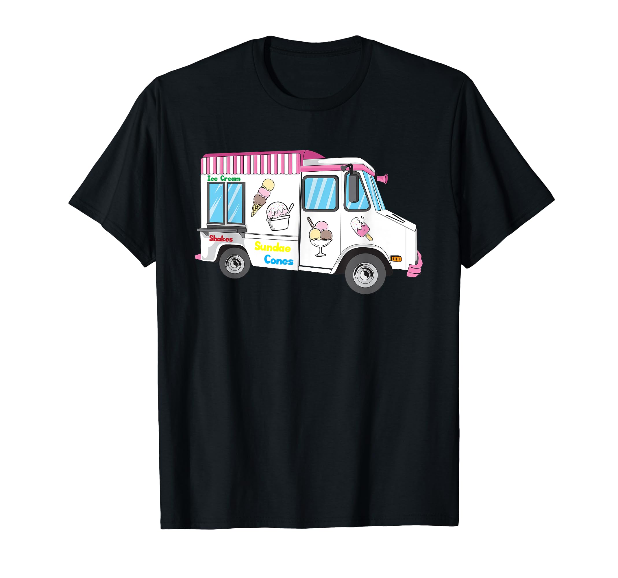 Ice Cream Truck Nostalgic Classic Summer Vehicle Cute Gifts T-Shirt