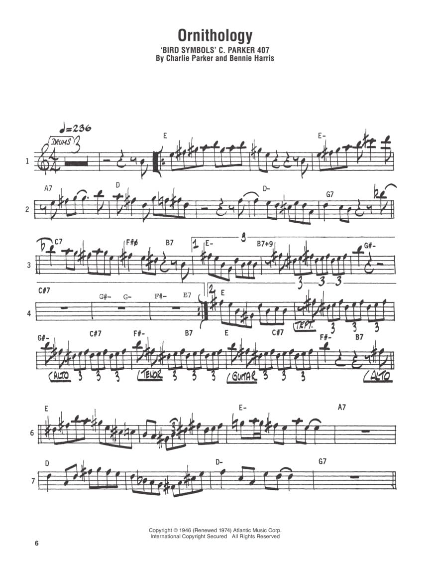 Charlie Parker Omnibook: For E Flat Instruments (1)