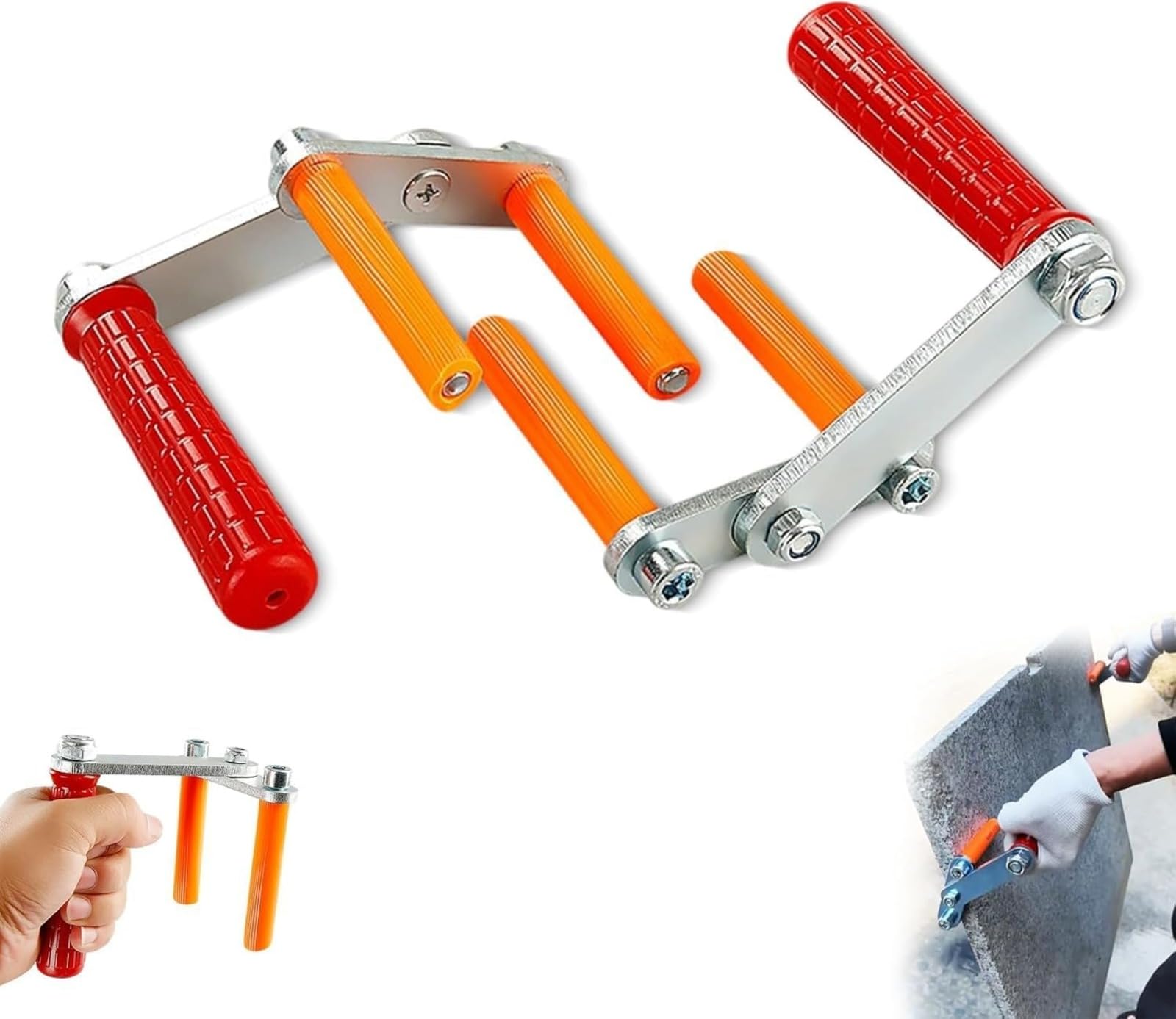 2PCS Drywall Carrier Tool, Heavy Duty Panel Lifting & Board Gripper with Non-Slip Handle – Multifunctional Tool for Carrying Drywall, Sheetrock, Plywood, MDF, Wallboard & Construction Panels