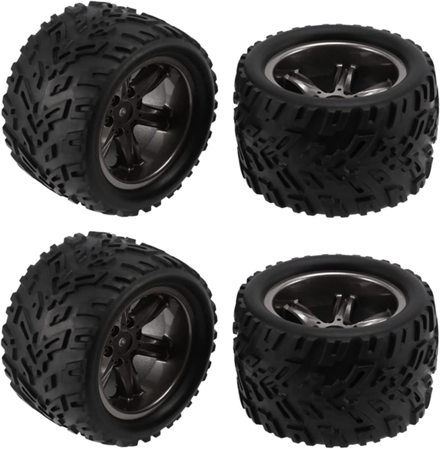 4Pcs Tires Tyre Wheel 1/12 RC Car Spare Parts Accessories Fit For XINLEHONG 9125 9116 X9115 X9116 Fit For GPTOYS S911 S912