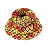Giant Snake Plush, Stuffed Animal Snake Toy, Birthday Gifts for Boys and Girls (Yellow, 110 Inch)