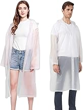 Zepitniy 2 Pièces Poncho EVA Pluie Poncho Imperméable Ponchos Pluie à Capuche