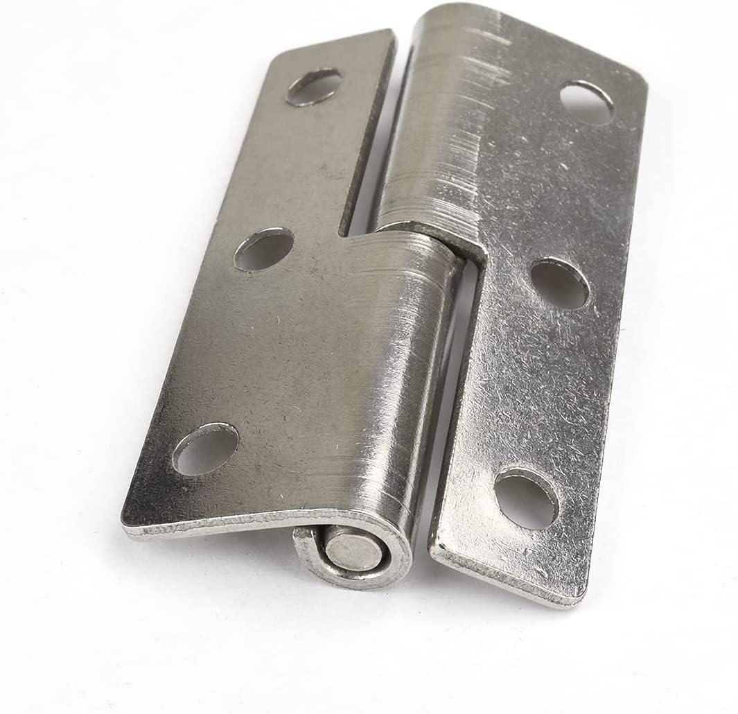 4pcs 3" Lift Off Hinges,Detachable Door Hinges,Small Slip Joint Stainless Flag Hinge,Door Lift-Off Hinge (Right Handed 2Pcs+ Left Handed 2Pcs)