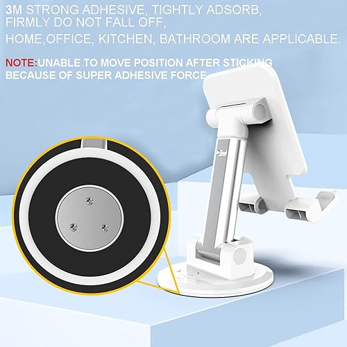 Miniatura 2 de Ducha/espejo/pared/soporte de teléfono de escritorio/soporte de rotación de soporte adhesivo dispositivo mágico perezoso de montaje fijo para