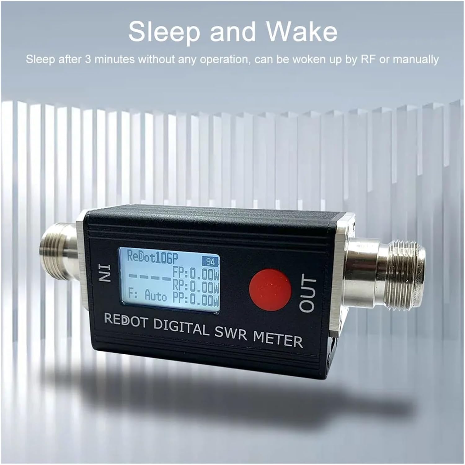 RD106P Digital VSWR Meter 120W Power Analyzer 80-999MHz