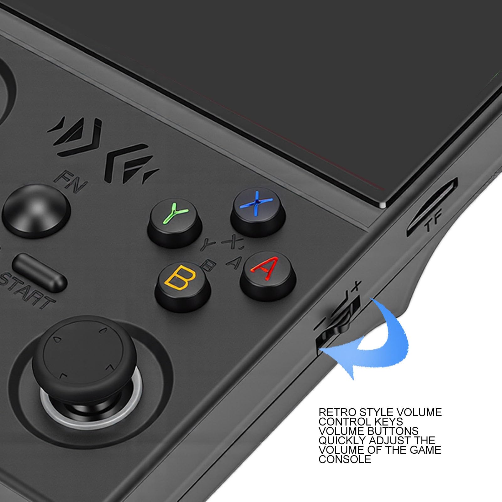 Handheld-Spielekonsole, WiFi Open Source, 4 Zoll HD-Bildschirm, 720 X 720, Tragbare Retro-Videospielkonsole, 4000 MAh, Unterstützung für Linux Open Source System (128G)