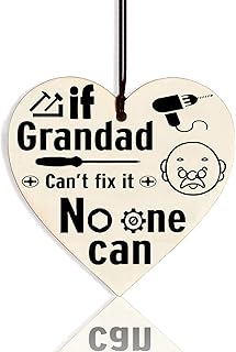 If Grandad Can't Fix It No One Can Fix It, Funny Grandad gifts, Grandad Present Granddad Gift Ideas from Grandchildren, Son, Daughter. Birthday Gifts for Grandad