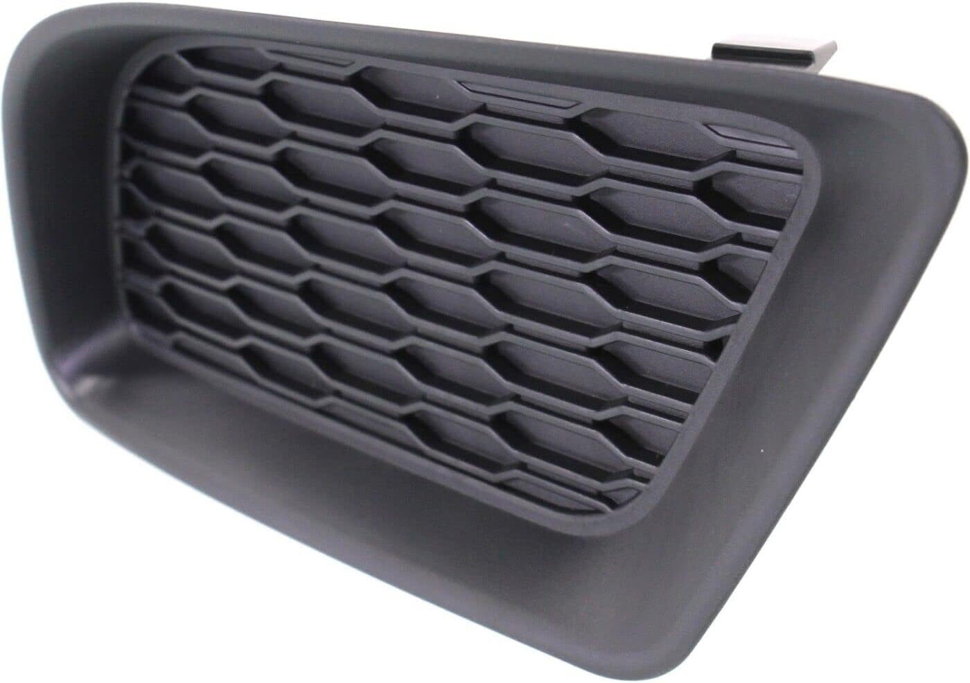 Front Left Driver & Right Passenger Set of 2 Bumper Fog Light Cover Pair Replacement For 2011-2014 Dodge Charger without SRT-8 without Fog Lights Black Textured Plastic CH1039131 CH1038131 68092570AA