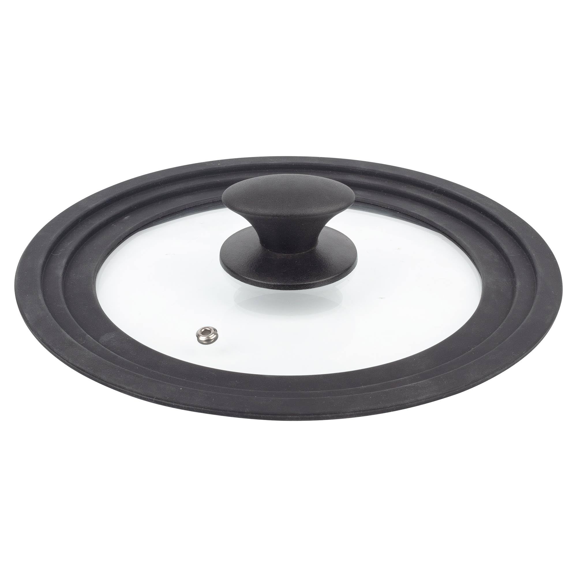 MasterPRO Foodies - Batterie de cuisine - 4 pièces avec des casseroles de 4, 20 et 24 cm et un couvercle en verre - fabriqué en acier inoxydable - compatible avec toutes sortes de cuisines