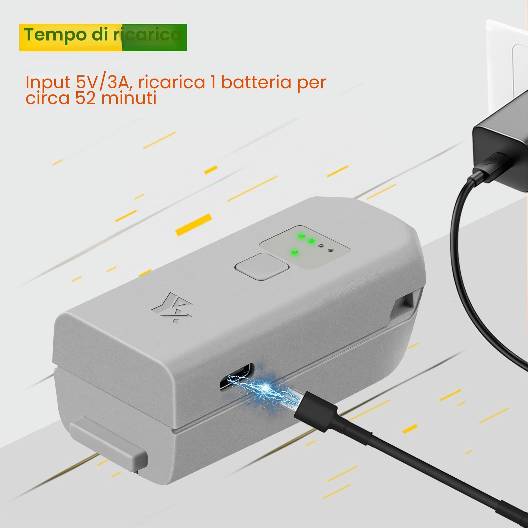 Caricabatteria USB per DJI Neo Drone,Caricatore,Hub di ricarica,Carica Batteria Accessori